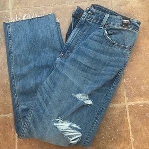 Zoe natural rise ankle straights A&F